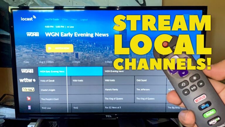 Can I stream local TV channels free?