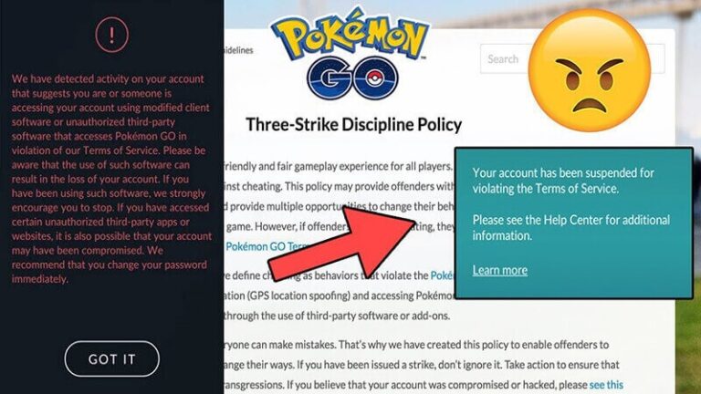 Can you get banned for spoofing in Pokemon Go?