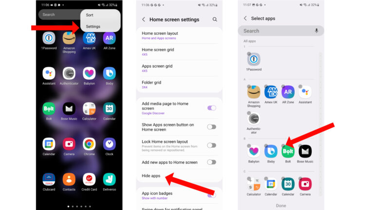 Can you have hidden apps on Android?