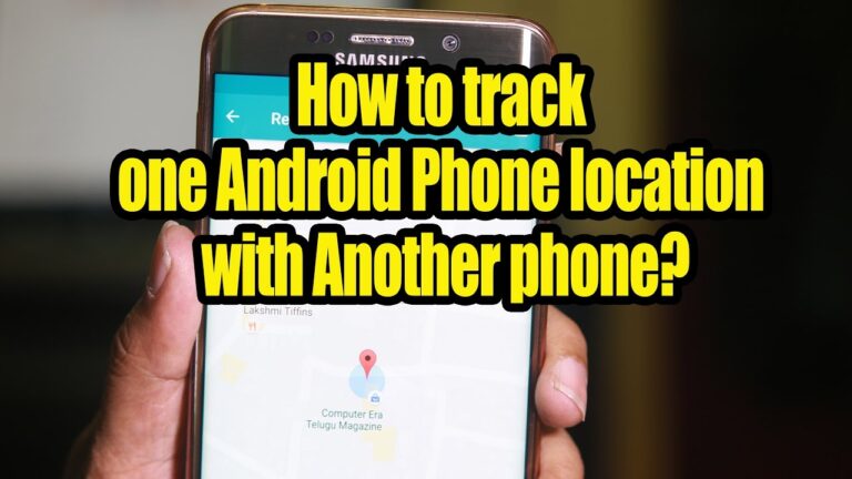 How can I track a phone from another phone?