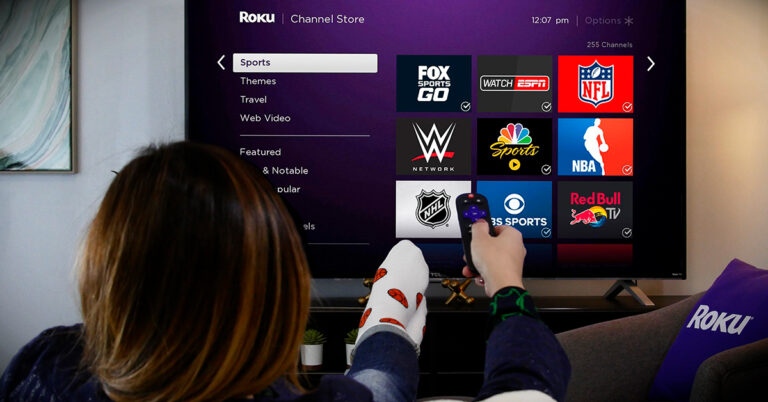 How can I watch football on my Roku without a TV provider?