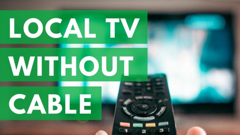 How can I watch local TV channels without cable?