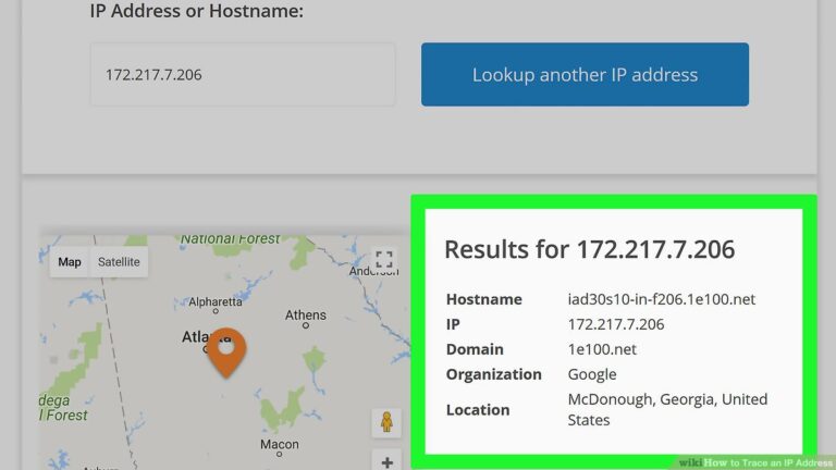 How does an IP address get traced?