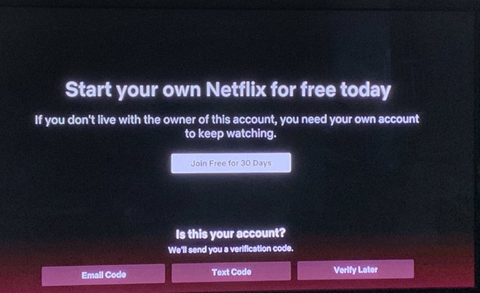 How does Netflix know I am sharing passwords?