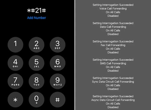 What number do you press to see if your phone is tapped?