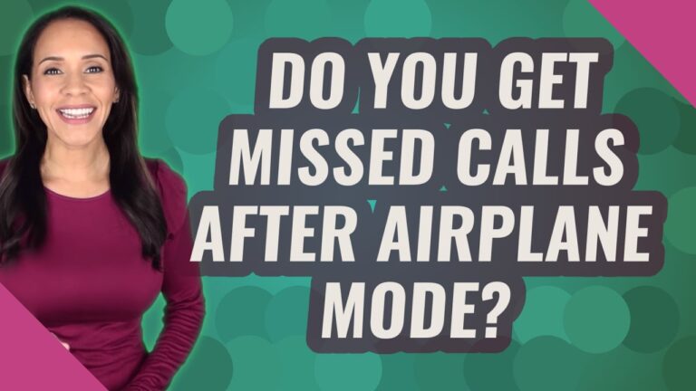 Can I receive missed calls on airplane mode?