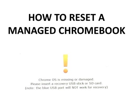 Can you remove school administrator from Chromebook?