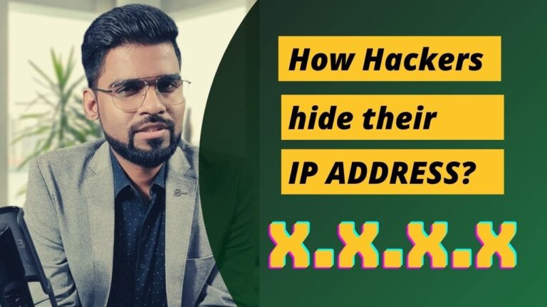 How do hackers hide their IP?