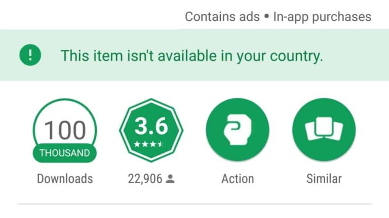 How do I bypass an app not available in my country?