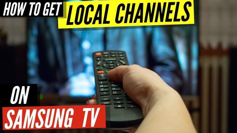 How do I get free local channels on my smart TV?