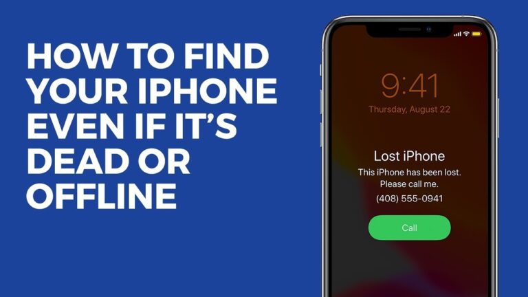 How do you find an iPhone that is offline?