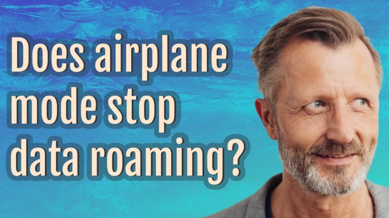 Is airplane mode the same as turning off data roaming?