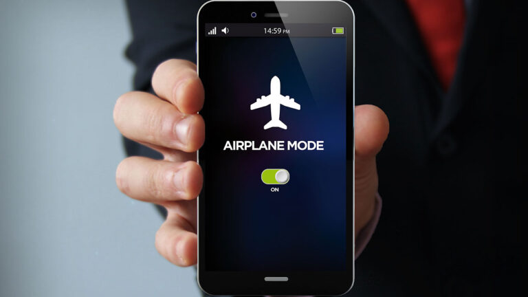 What is the benefit of putting your phone on airplane mode?