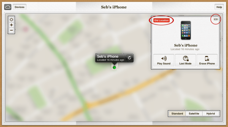 Why does Find My iPhone show an old location?