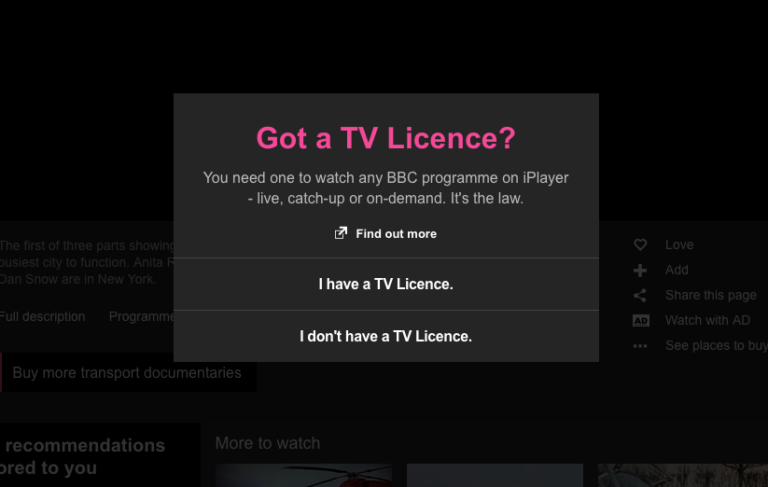 Can the BBC tell if you are watching iPlayer?