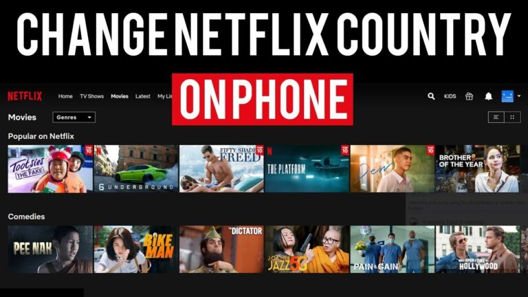 Can you change the country on Netflix?