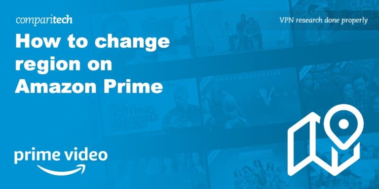 How do I change my VPN location for Amazon Prime?