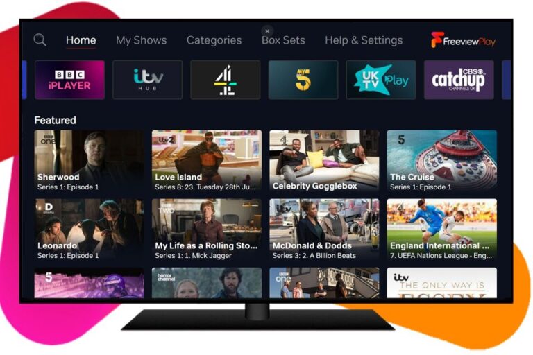 How do I get Freeview play on my TV?