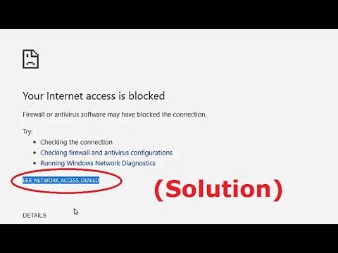 How do I unblock my internet firewall?