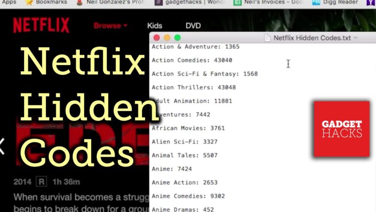 How do I unlock Netflix secret codes?