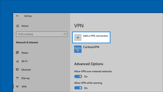 How is VPN connected?