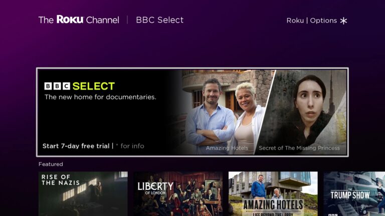 How much is the BBC channel on Roku?