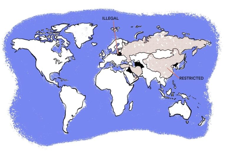 Is changing location with VPN illegal?