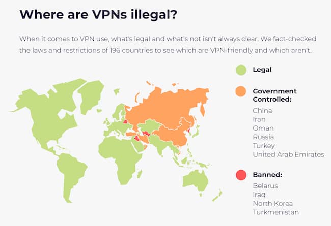 Is using VPN a crime in Canada?