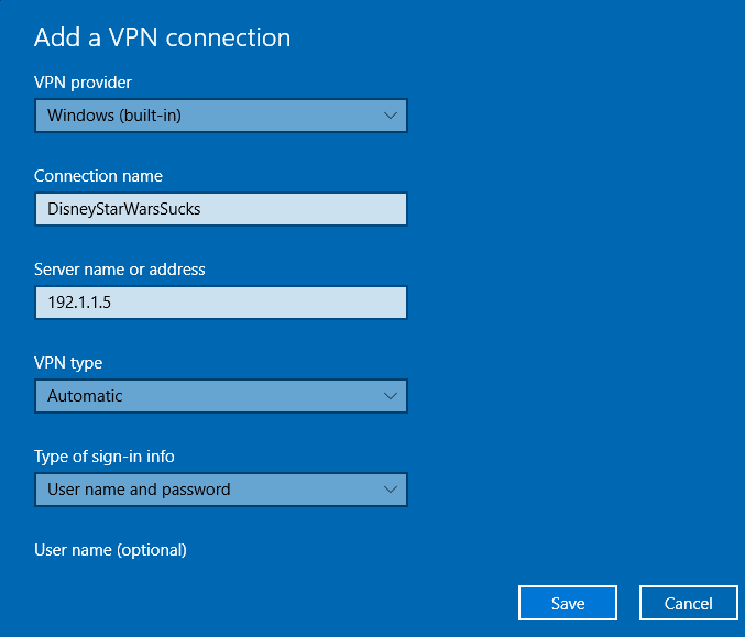 What is my VPN server name?