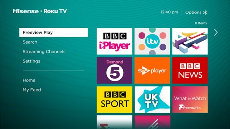 What is the Freeview app called?