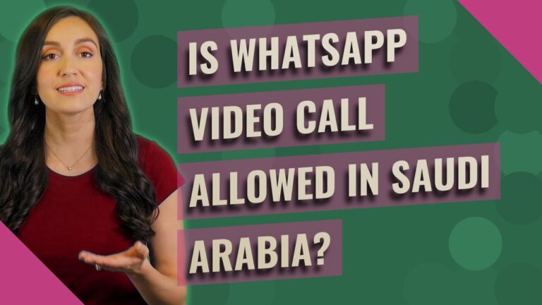 Which video call is allowed in Saudi Arabia?