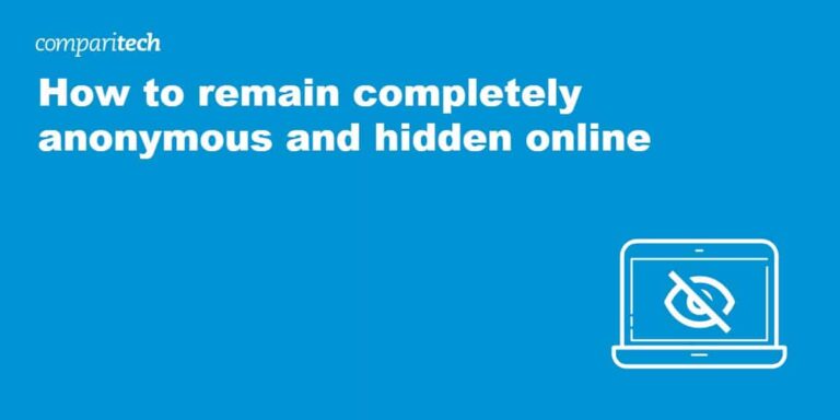 Are you anonymous when you are online?