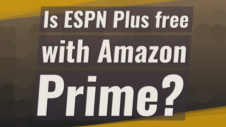 Can I watch ESPN on Amazon Prime for free?