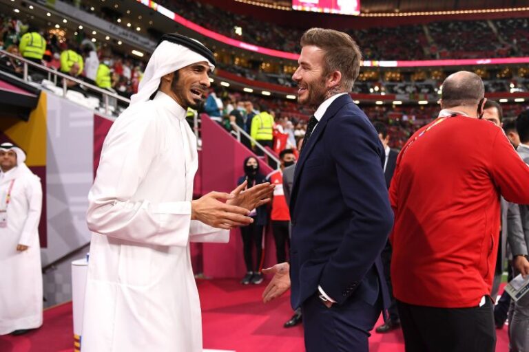 How much is David Beckham getting for the World Cup?