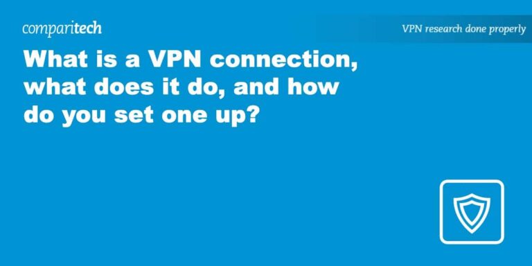 What happens when you are connected to a VPN?