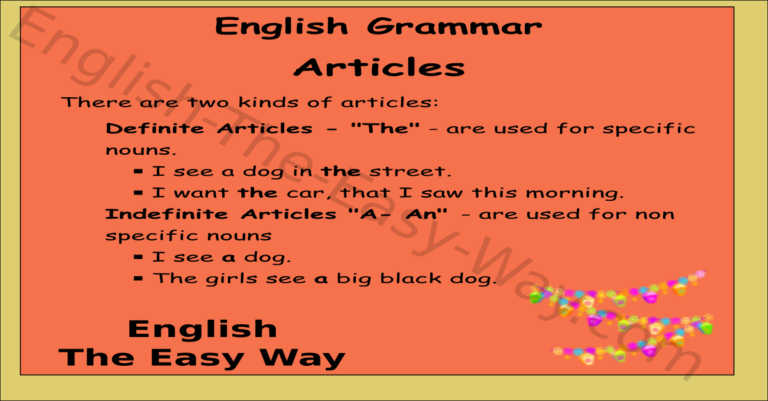 What is the in grammar?