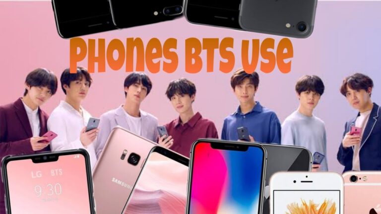 What phone is BTS using?