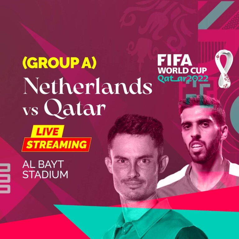 Where to watch Netherlands vs Qatar in India?