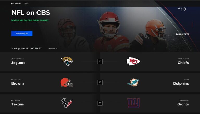 Can I watch all CBS NFL games on Paramount?