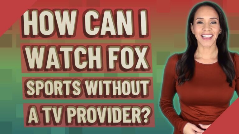 Can I watch FOX Sports without a TV provider?