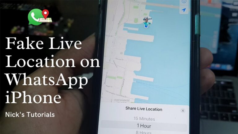 Can you fake live location on iPhone?