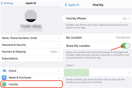 How do I hide my location without turning off Apple?