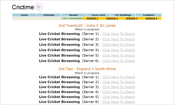 In which site I can watch live cricket?