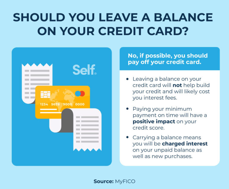 Should I pay off my credit card in full or leave a small balance?