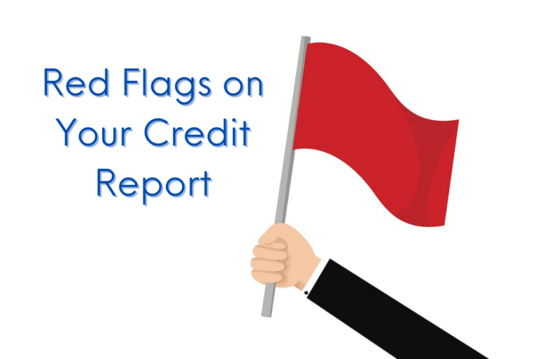 What are red flags on a credit check?