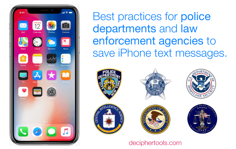 Can police see your phone messages?