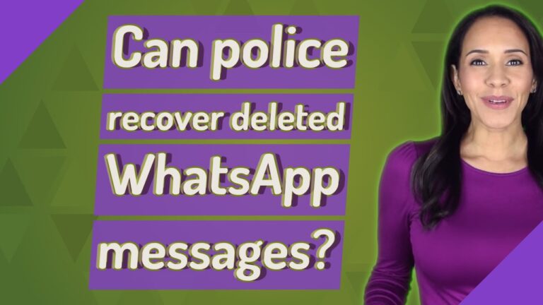 Can police tap WhatsApp?