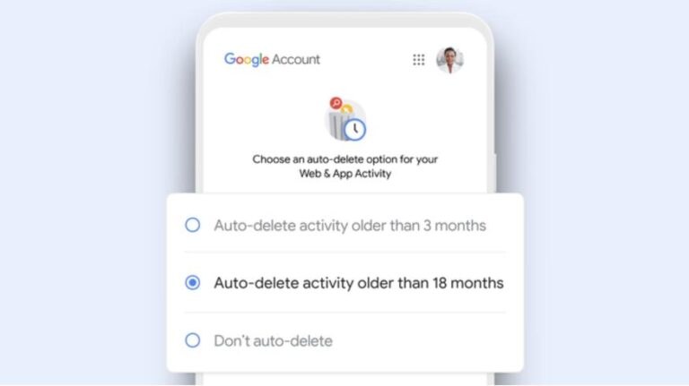 Does Google delete data after 18 months?