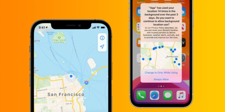 Does iPhone tell you when someone looks at your location?