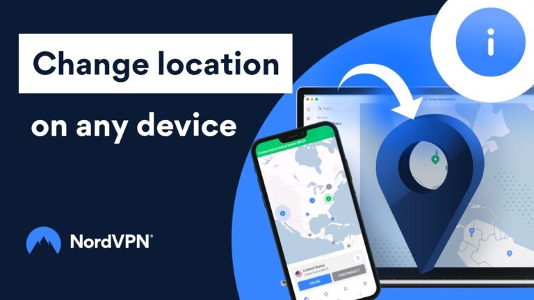 How do I hide my location on NordVPN?